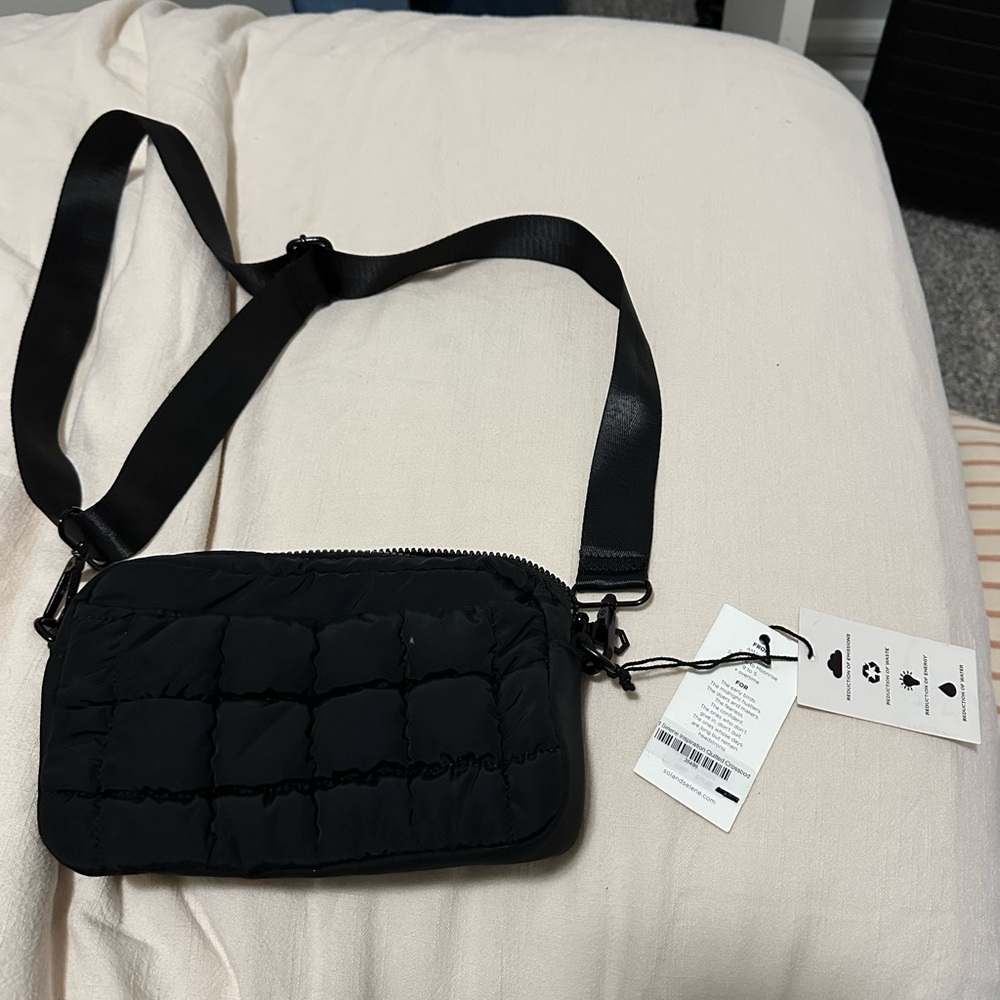 Brand New Sol and Selene Quilted Crossbody Bag